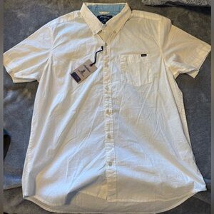 Chubbies Shirt Mens XL Butter Yellow Button Up Short‎ Sleeve Casual